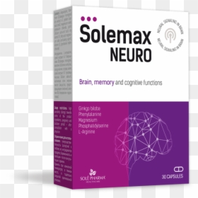 Solemax Neuro N 30 - Box, HD Png Download - brain .png