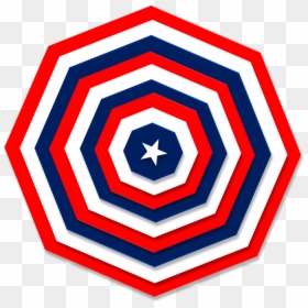 Red White Blue - Hexagon Blue White Red, HD Png Download - quilt png