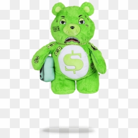 Sprayground- Money Bear Stuffed Animal Backpack - Sprayground Backpack Money Bear, HD Png Download - stuffed bear png