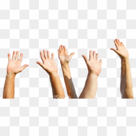 Clip Art Hands Reaching Up - Hand Raise Png, Transparent Png - reaching hands png