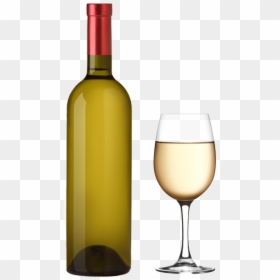 White Wine Png - Wine Bottle Transparent Background, Png Download - white wine glass png