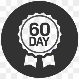 60 Day Money Back Guarantee Png - Medal Logo Black Background, Transparent Png - guarantee png