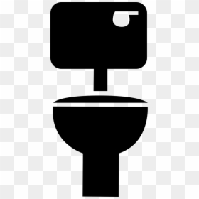 Silhouette Toilet Png, Transparent Png - restroom png