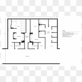 Floor Plan, HD Png Download - restroom png