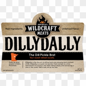 Label, HD Png Download - dill pickle png