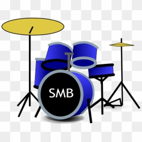 Drum Set Clipart, HD Png Download - music band png