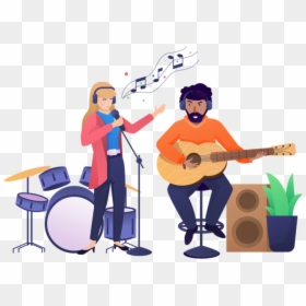 Cartoon Band Png, Transparent Png - music band png