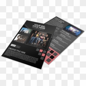 Music Band Flyer Template Preview - Template, HD Png Download - music band png