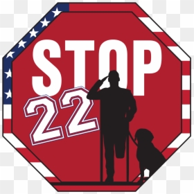 Suicide Clipart Veterans Day - Stop Sign, HD Png Download - veterans png