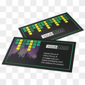 Popular Music Band Business Card Template Preview - Band Business Card, HD Png Download - music band png