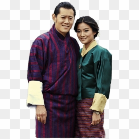 Bhutan King And Queen - Bhutan King Qunk, HD Png Download - king and queen png
