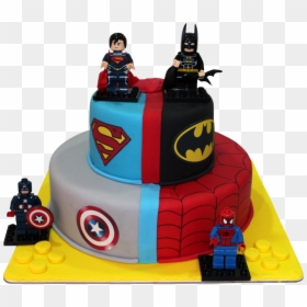 804 X 699 - Ponque De Avengers, HD Png Download - birthday cake clipart png