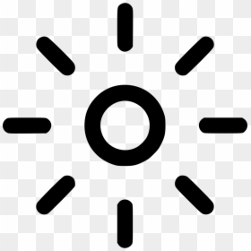 Sun Black And White Clipart Small - Black And White Small Sun, HD Png Download - white sun png