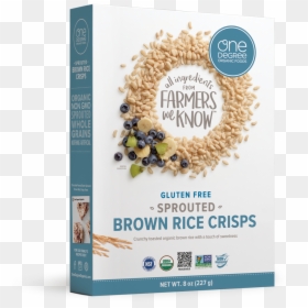 One Degree Organics Brown Rice, HD Png Download - brown rice png