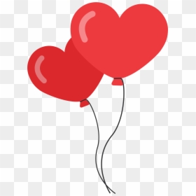 Heart Shape Balloon Transparent, HD Png Download - hot air balloon png