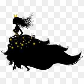 Queen Silhouette Png, Transparent Png - crown vector png