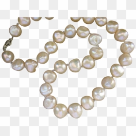 Antique Baroque Pearl Necklace, HD Png Download - pearls png