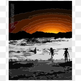 Beach, HD Png Download - sunset png