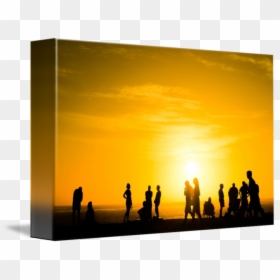 Silhouette, HD Png Download - sunset png