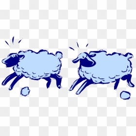 Draw A Running Sheep, HD Png Download - sheep png