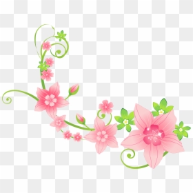 Pink Flowers Clipart Png, Transparent Png - pink flower png