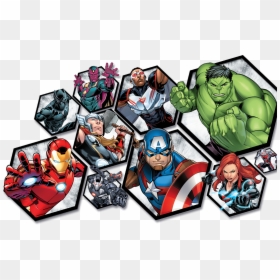 Coloring Heroes Captain America, HD Png Download - avengers png