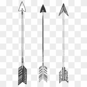 Black And White Tribal Arrows, HD Png Download - tribal png