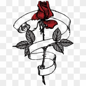 Rose Ribbon Clip Art, HD Png Download - tribal png