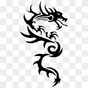 Dragon Tattoo Png, Transparent Png - tribal png