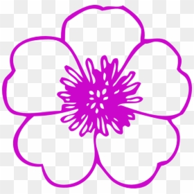 Flower Clip Art Free, HD Png Download - pink flower png