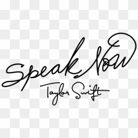 Speak Now Taylor Swift Logo, HD Png Download - taylor swift png