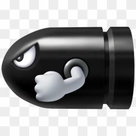 Bullet Bill - Bullet Bill Png, Transparent Png - vhv