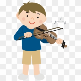 Playing Violin Clip Art, HD Png Download - violin png
