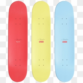 Supreme Skateboard Deck Png, Transparent Png - skateboard png