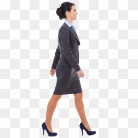 Business Woman Walking Png, Transparent Png - person walking png