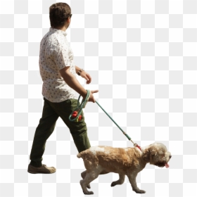 Person Walking Dog Png, Transparent Png - person walking png