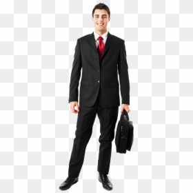 Businessman With Briefcase Png, Transparent Png - people standing and talking png