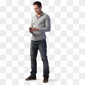 Transparent Background Man Transparent, HD Png Download - people standing and talking png
