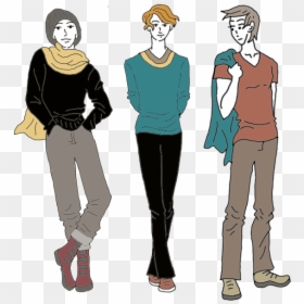 Three Man, HD Png Download - people standing and talking png