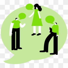 Illustration, HD Png Download - people standing and talking png