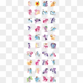 Yuru Yuri Line Stickers, HD Png Download - my little pony png
