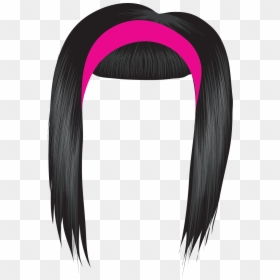 Girl Hair Clipart, HD Png Download - wig png