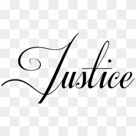 Justice Written In Cursive, HD Png Download - tattoos png