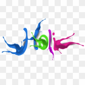 Holi Wishes For Travel, HD Png Download - holi colors png