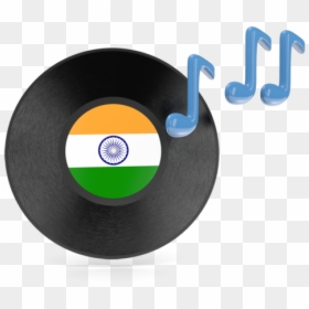 Indian Flag With Music, HD Png Download - music icon png