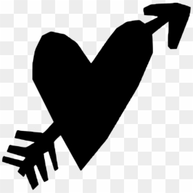 Nickelodeon Heart Logo, HD Png Download - black heart png