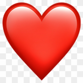 Discover The Coolest - Red Heart Emoji Apple, HD Png Download - black heart png