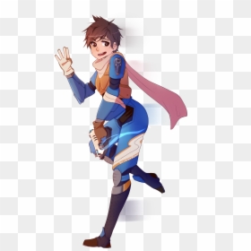 Overwatch Tracer Fan Art, HD Png Download - tracer png