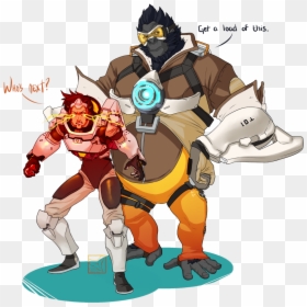 Overwatch Winston Fucks Tracer, HD Png Download - tracer png