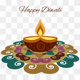 Happy Diwali Hd Images 2018, HD Png Download - diwali lamp png